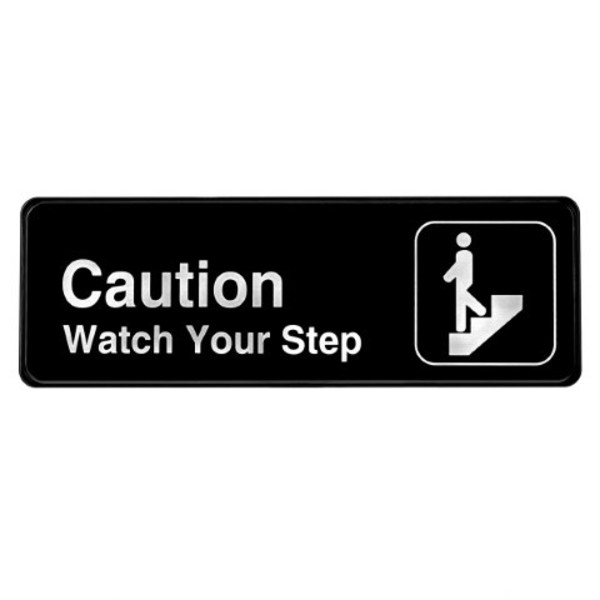 Alpine Industries Caution - Watch your Step Sign, 3x9, PK15 ALPSGN-26-15pk